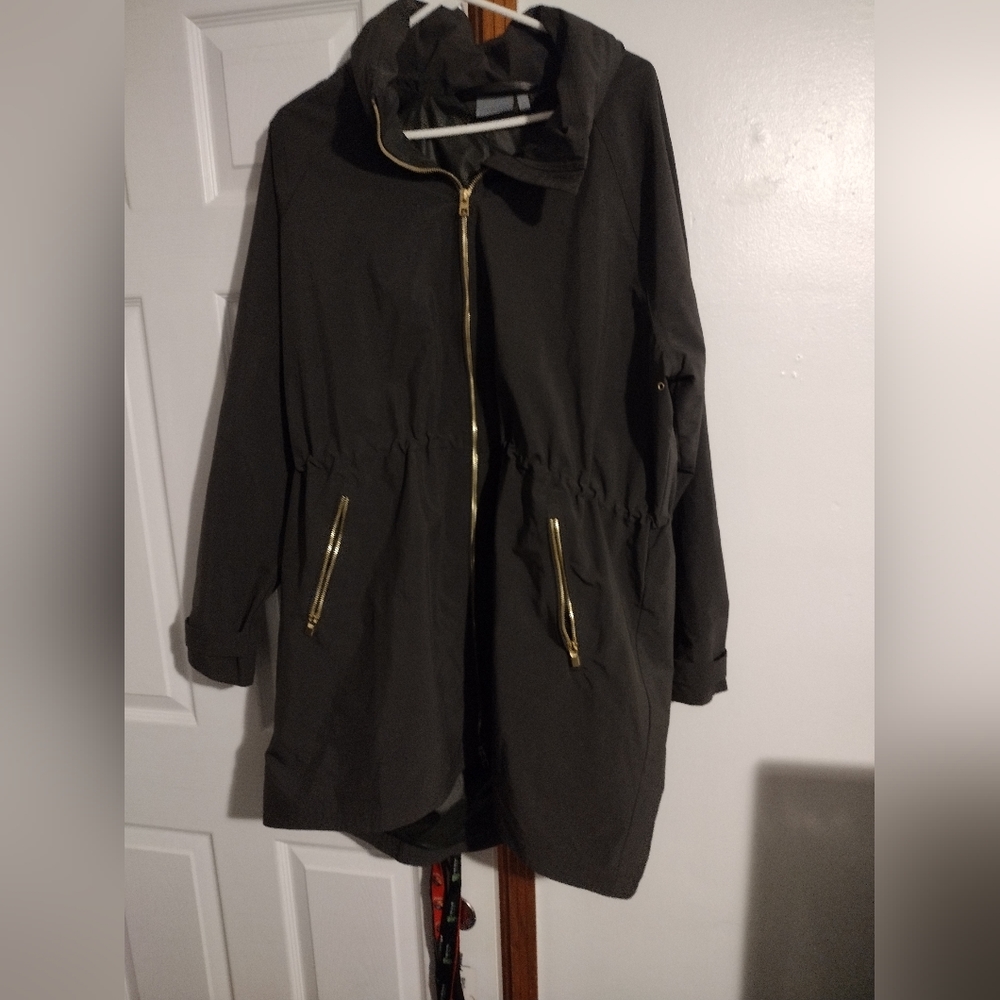 Athleta Green Parka Jacket 1XL